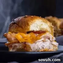 Turkey Sliders on plate