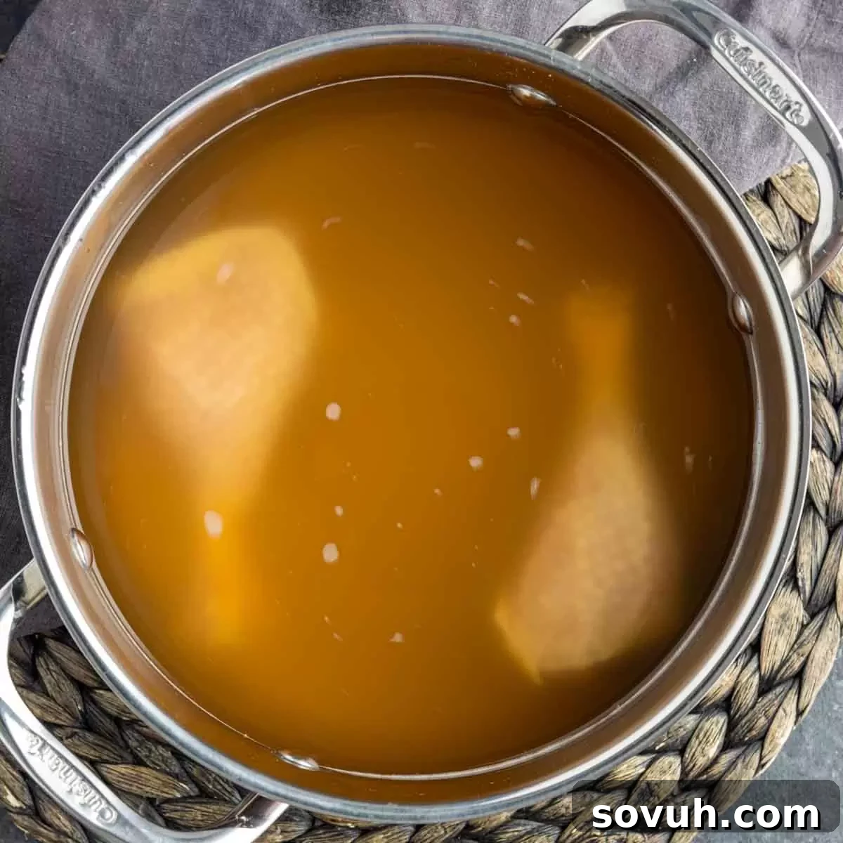 how to boil frozen chicken step-by-step