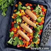 How to Cook Chicken Sausage in the oven with vegetables
