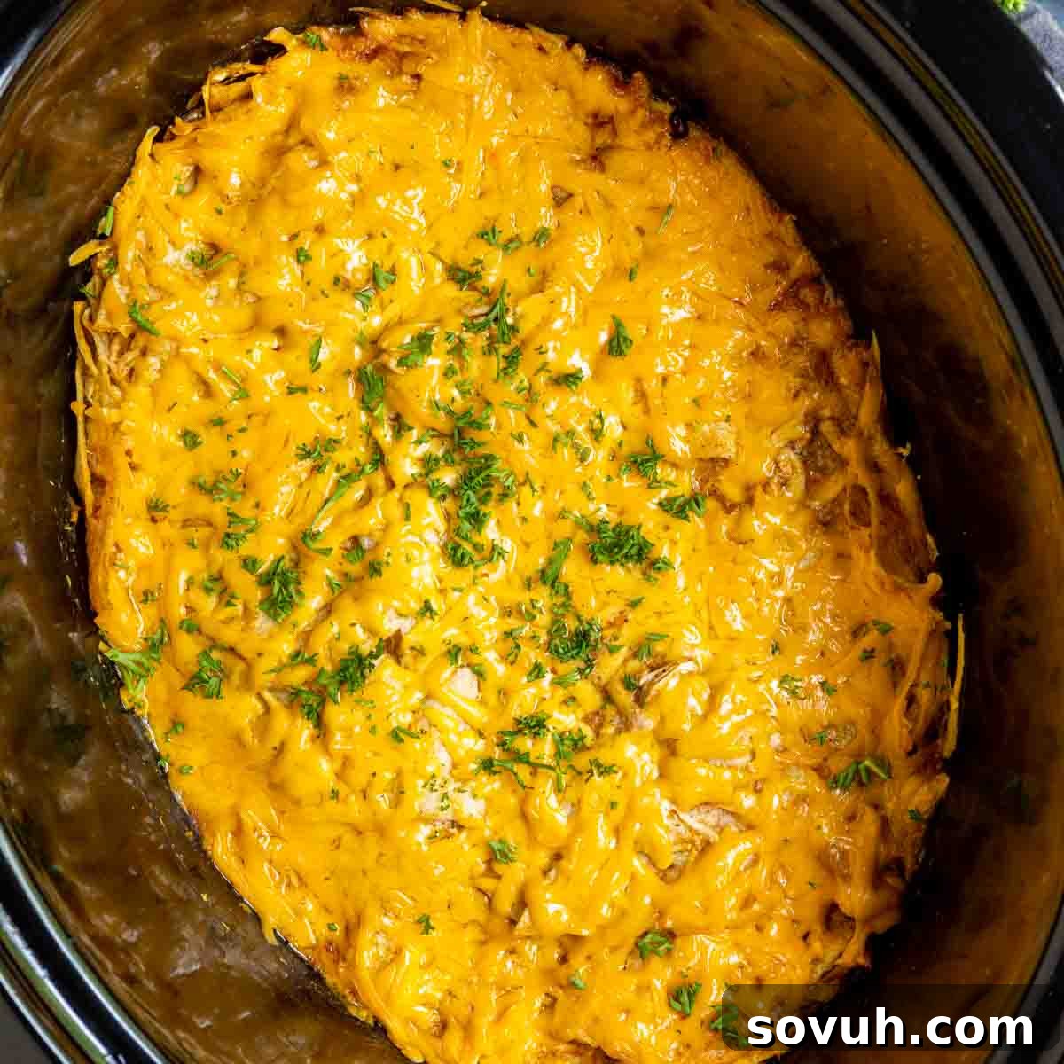 slow cooker with cheesy Crock Pot Chicken Enchiladas