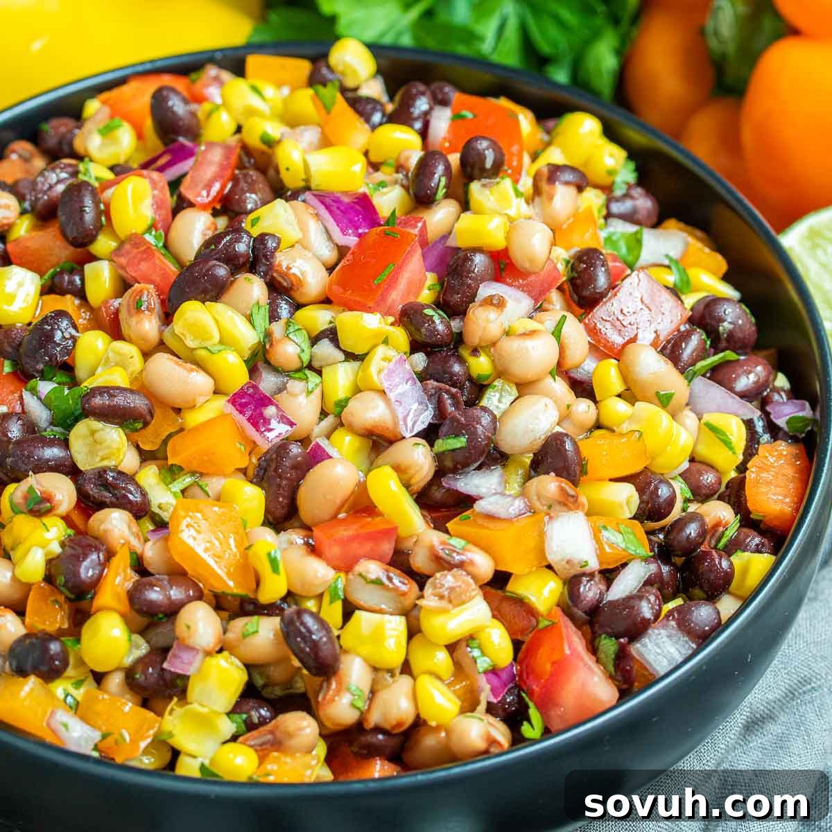 Mastering the Potluck: Unforgettable Dishes for Any Gathering 4 bowl of Cowboy Caviar