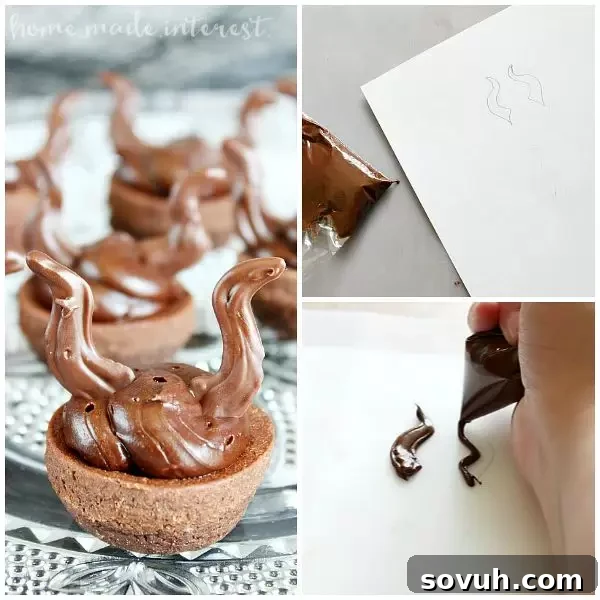 Step-by-step guide to making mini Maleficent brownies with chocolate horns for a Descendants party