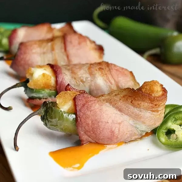 This snack hack makes bacon wrapped jalapeño poppers even even easier! This is a great recipe for game day or just a fun party appetizer.