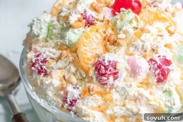 Ambrosia Salad with mandarin oranges