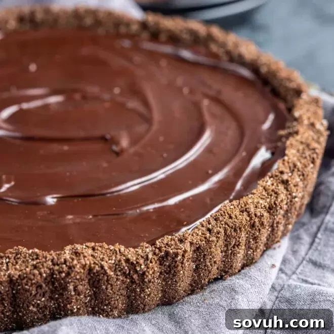 Decadent Chocolate Tart crust