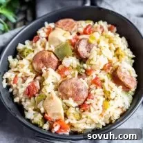 Instant Pot Jambalaya in a bowl