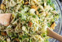 Creamy Caesar Pasta Salad Recipe for Summer Potlucks