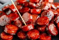 Oven-Baked Brown Sugar Barbecue Kielbasa Recipe