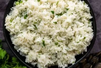 Fluffy Coconut Lime Rice Recipe with Fresh Citrus Flavor